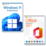 Microsoft Windows 11 Pro + Office 2021 Standard License for 3 devices